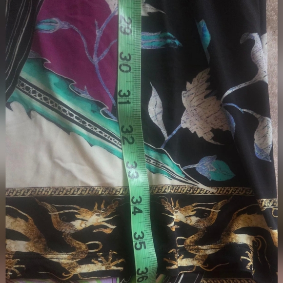 Roberto Cavalli Black and Multicolor Dress - Picture 9 of 9